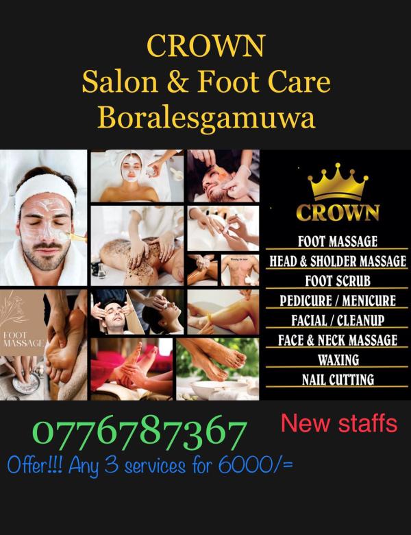 OPENED!!! New Crown Salon & Foot Care