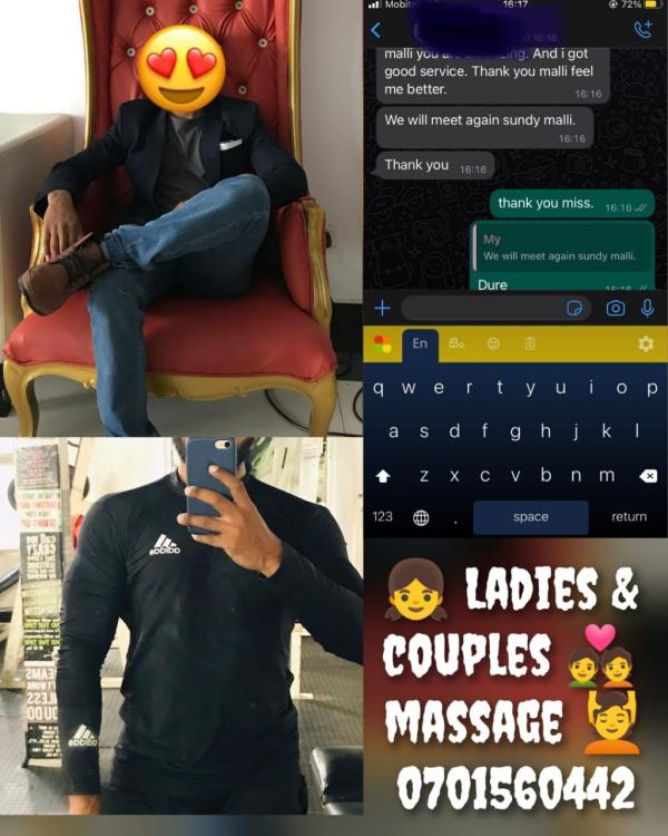 PERSONAL TRAINING AND MASSAGE SERVICE FOR LADIES AND COUPLES                                                                              Genuine Massage Service for Ladies ( any other service your wisH) Home and hotel wisiy