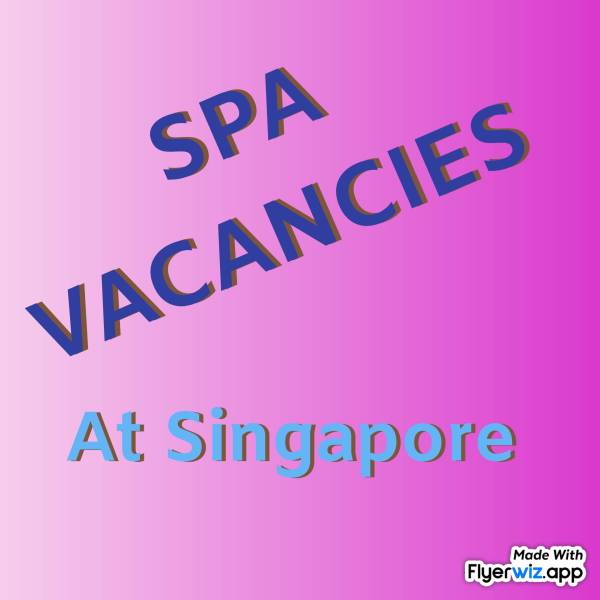 VACANCY AT SINGAPORE