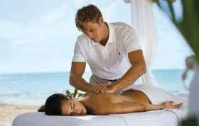 Genuine massage therapist boy