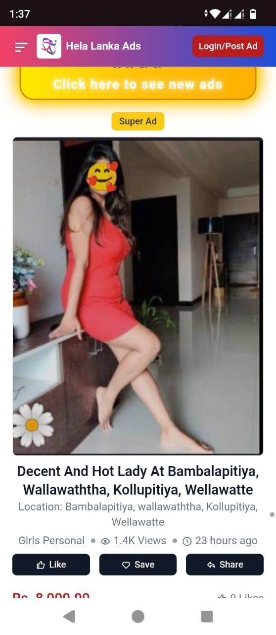 Sexy Lady at Bambalapitiya, wallawaththa, Kollupitiya, Wellawatte